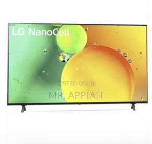 Sleek LG 50nano75 50” Nanocell Smart Television(Black).