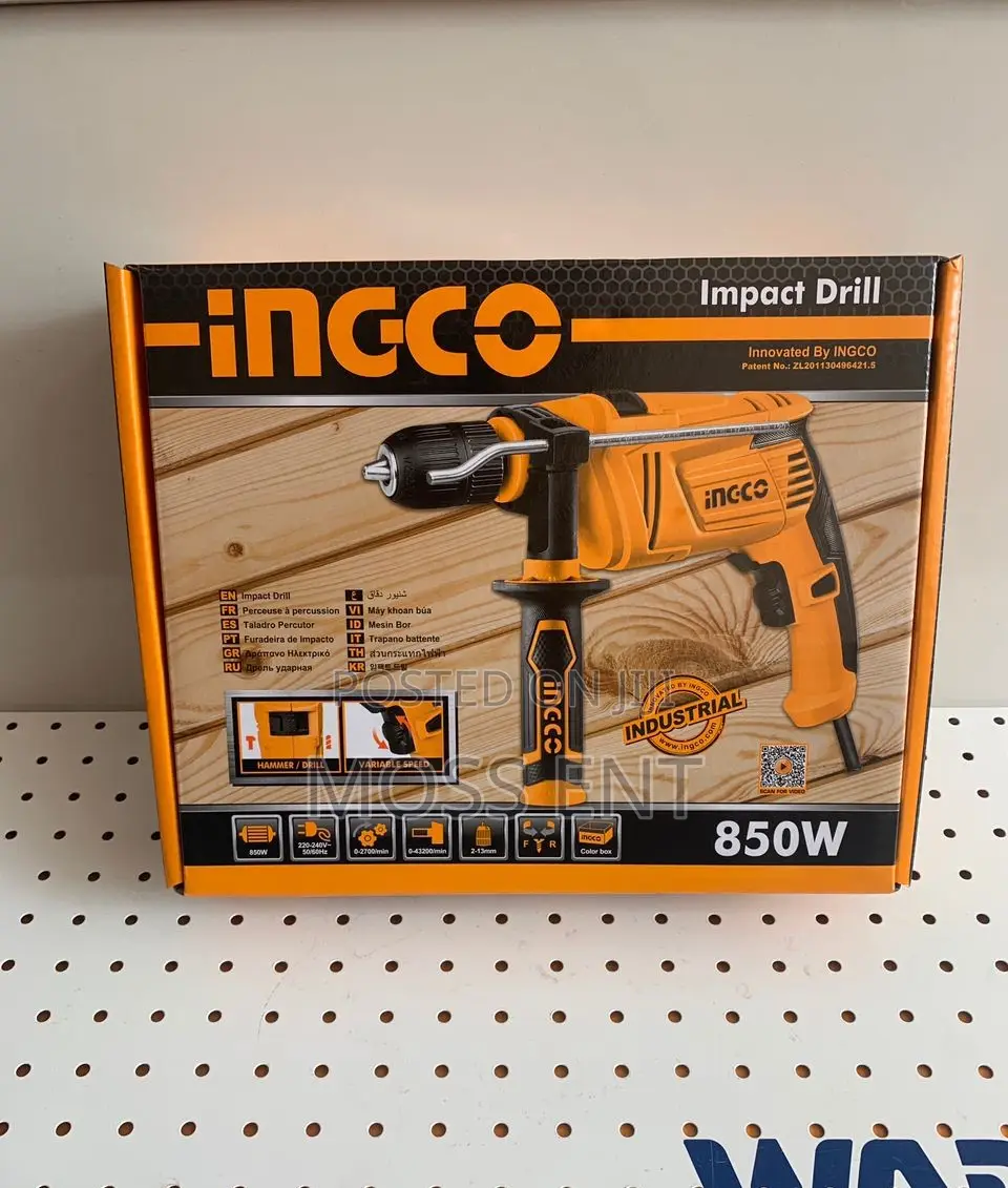Ingco Impact Drill 850w Keyless Chuck # Id8508-2