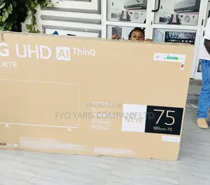 LG 75 Inch Ur8000 Series LED Uhd Smart Webos Thinq Ai TV