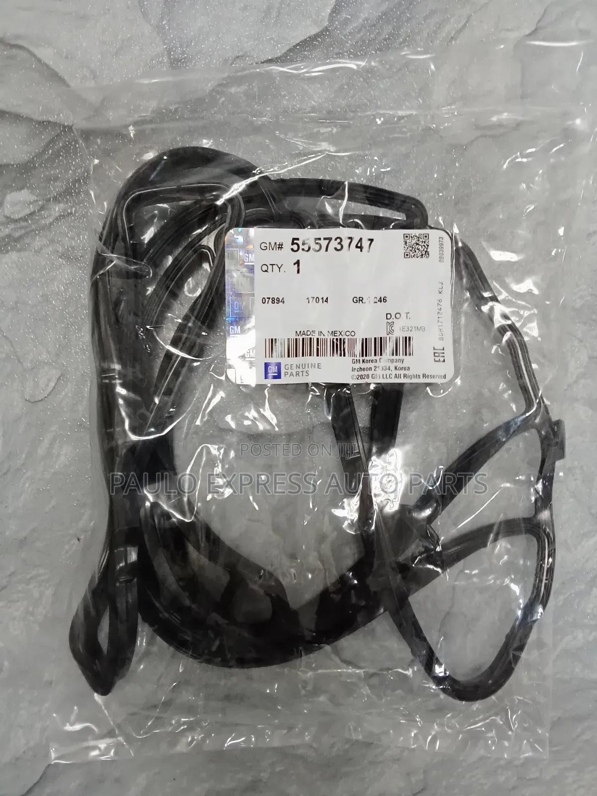 Genuine Original Gm Valve Cover Gasket,Seal