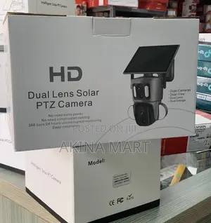 PTZ Solar Camera Two Screens Camera Outdoor Solar