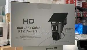 PTZ Solar Camera Two Screens Camera Outdoor Solar
