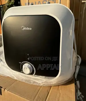 Midea 15ltr Electric Water Heater(White/Black) 
