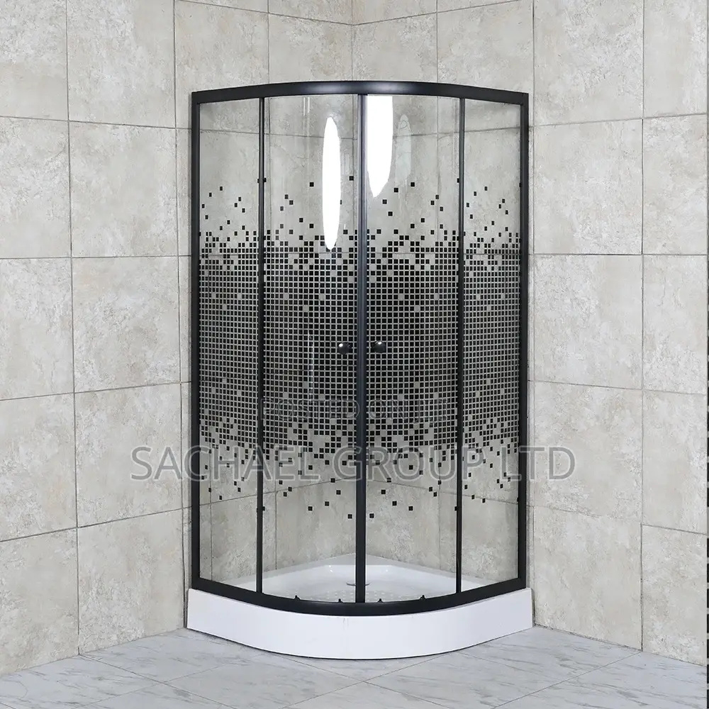 Shower Cubicle 90/90cm Arc Slide