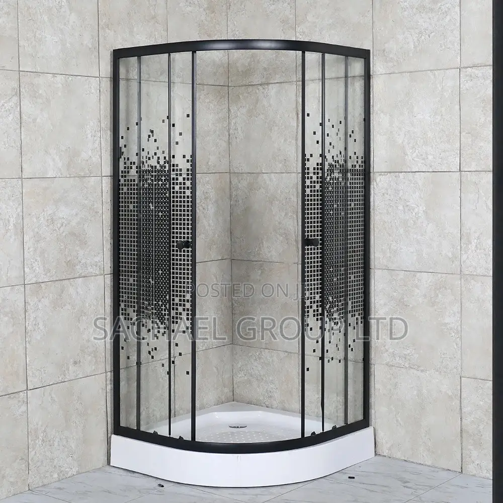 Shower Cubicle 90/90cm Arc Slide