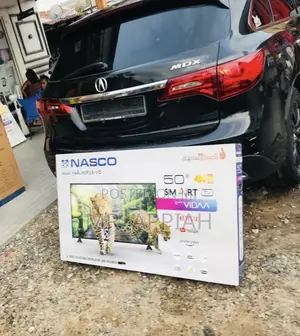 Sleek Nasco 50 Inch Uhd Smart Television(Black)