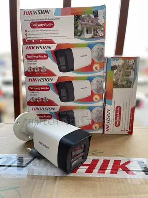 Hikvision Colorvu 2mp Two Way Audio Siren Outdoor Camera