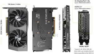 Zotac Gaming Twin Edge RTX 3050 8gb Card