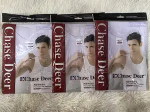 3 Pieces Chase Deer Singlet - 100% Cotton