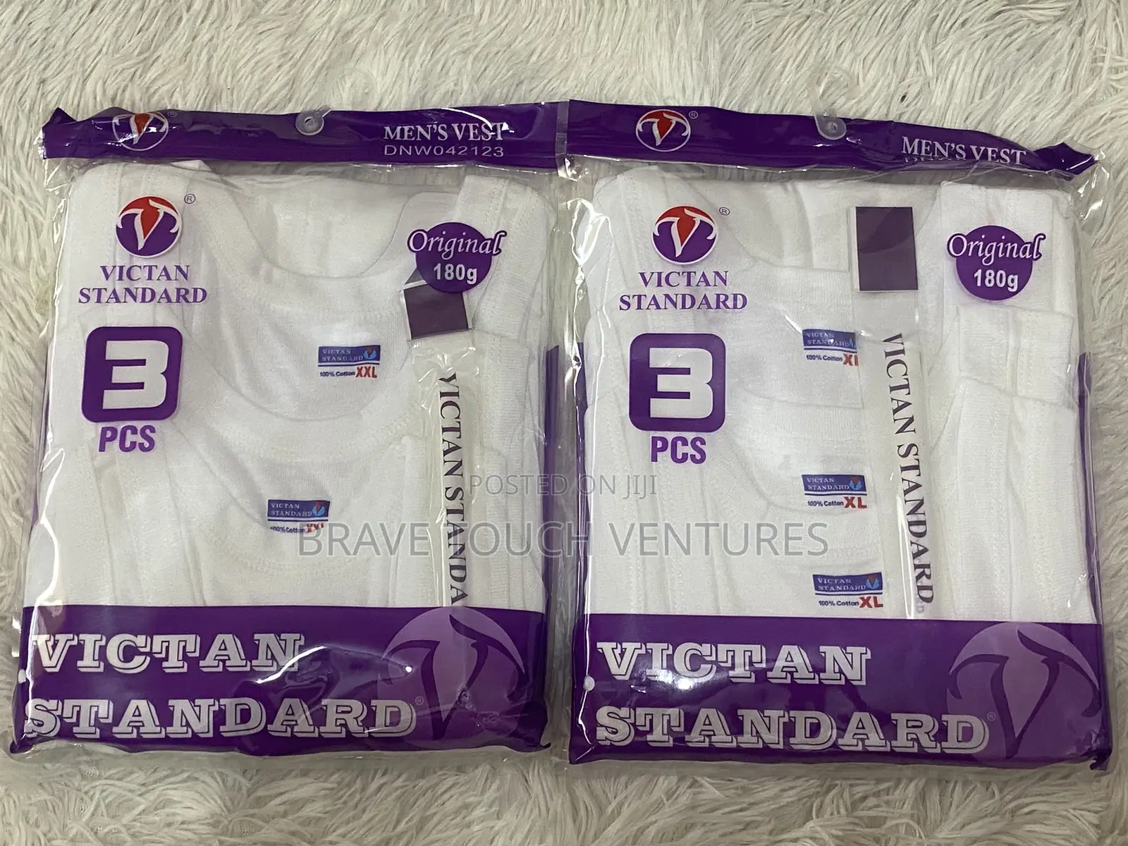 Double Pack Victan Standard Singlet - 6 Pieces
