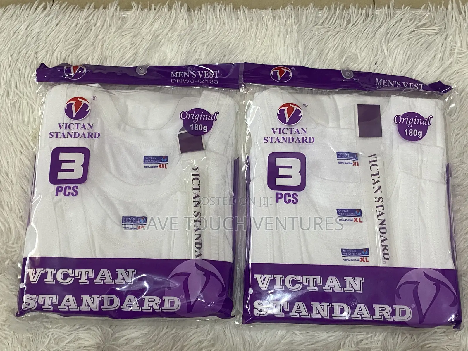 Double Pack Victan Standard Singlet - 6 Pieces