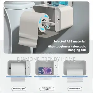 Tissue Holder With Smart Dispenser.