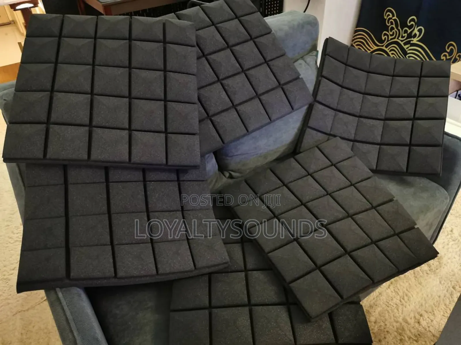 Acoustic Foams 50cm X 50cm 12pieces