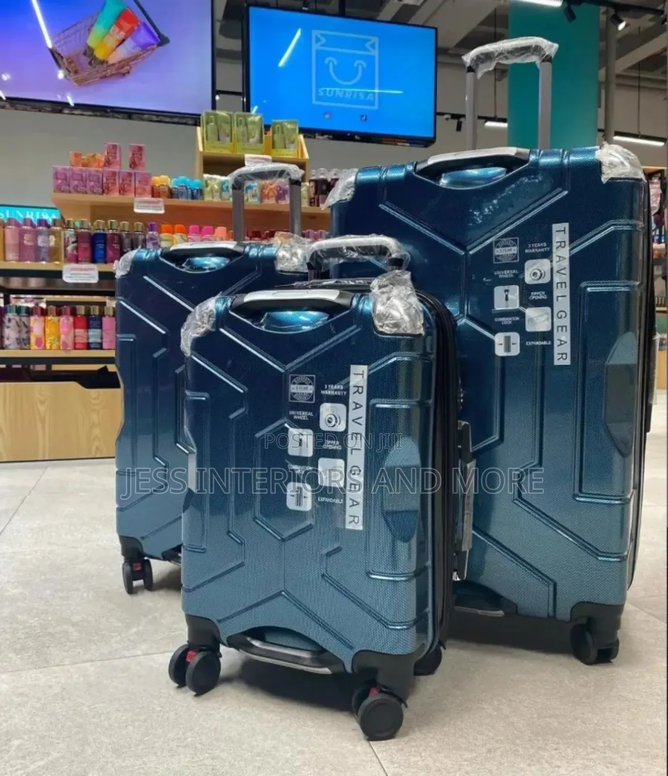 3-Piece Luggage Sets
(Blue)