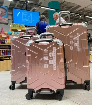 3-Piece Luggage Sets (Rose Gold)