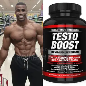 Testoboost ( Testosterone Booster Build Muscle Mass) 60 Caps