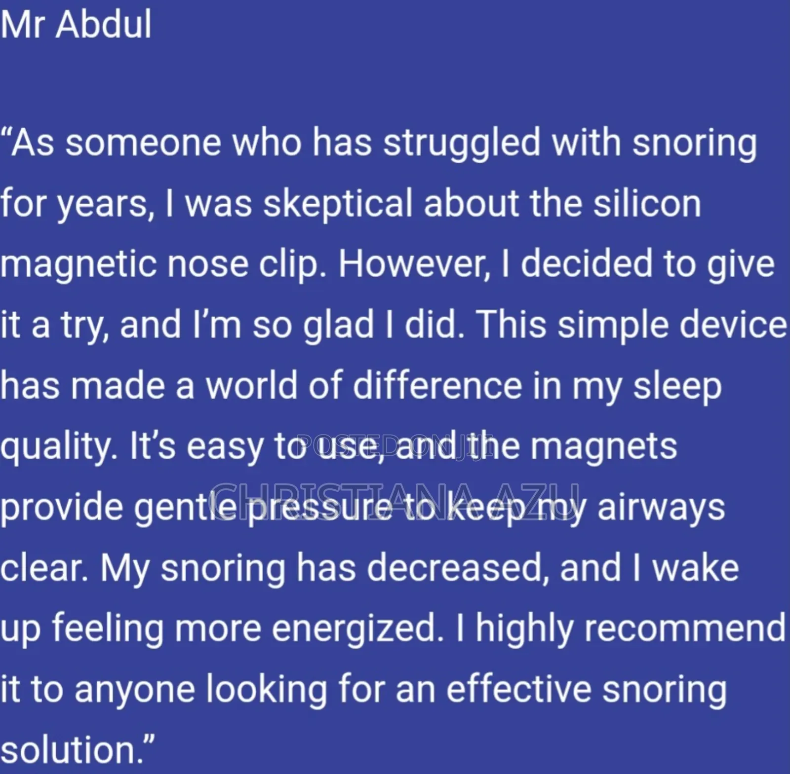 Anti-Snoring Clip