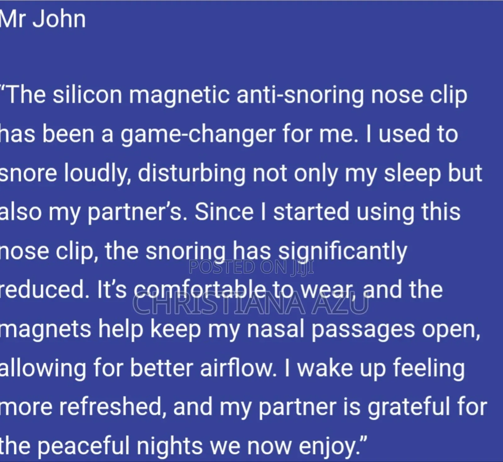 Anti-Snoring Clip