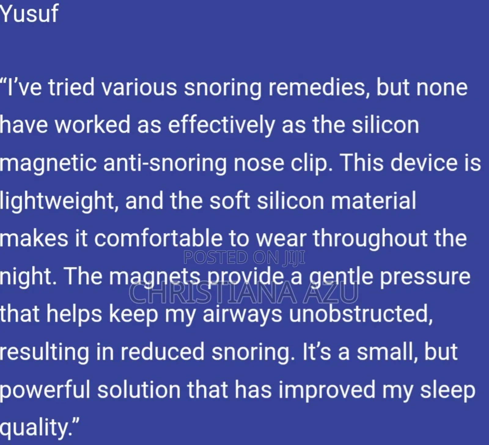 Anti-Snoring Clip