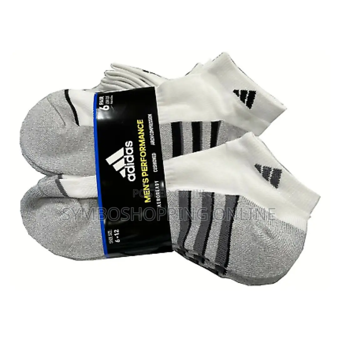 Adidas Men's Performance 6 Pair Socks
