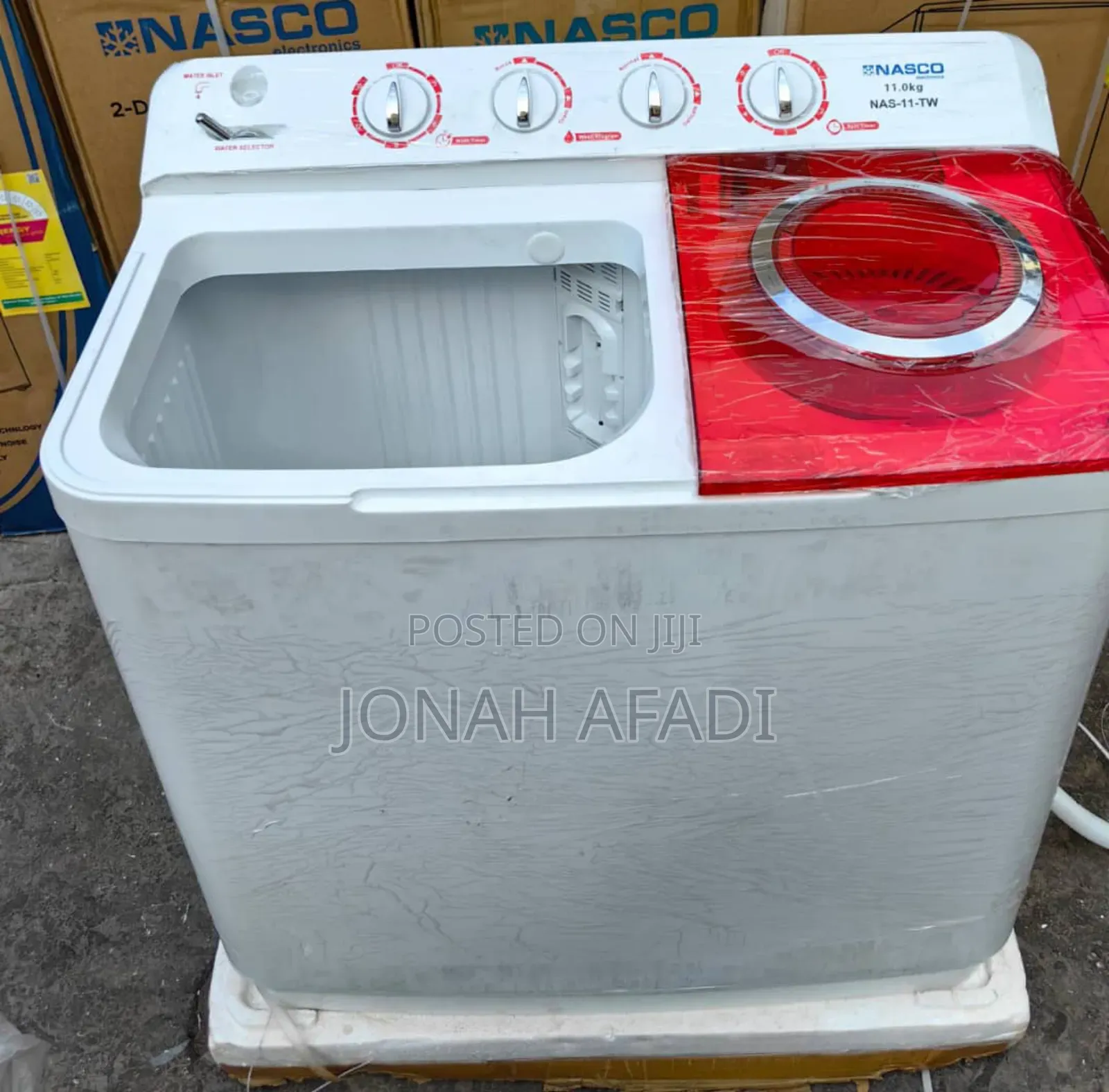 . Nasco 11kg Twin Tub Washing Machine (Mta11-Twi)