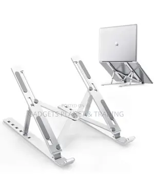 Foldable Adjustable Aluminum Laptop Stand With Pouch
