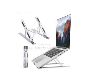 Foldable Adjustable Aluminum Laptop Stand With Pouch
