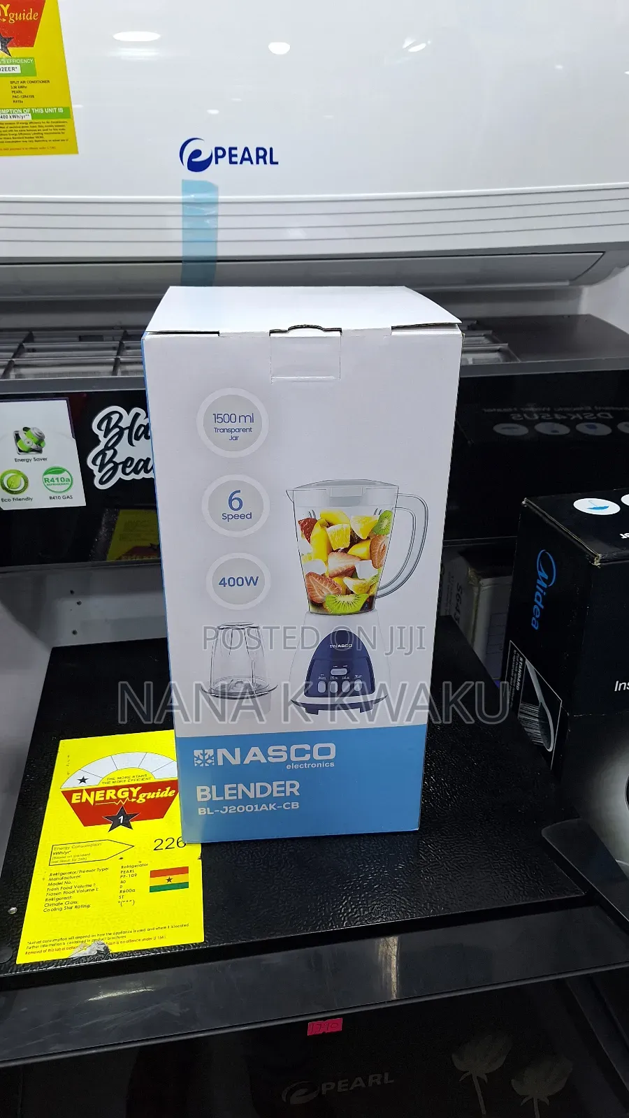2 in 1 Nasco Blender 400w