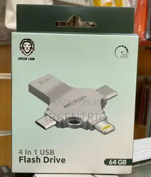 Green Lion 4-in-1 USB Flash Drive 64GB