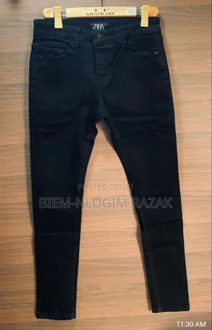 High Quality Zara N Luis Vuitton Black Jeans Trousers Avail