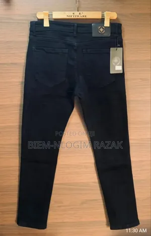 High Quality Zara N Luis Vuitton Black Jeans Trousers Avail