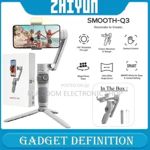 Smooth Q3 Smart Fone Gimbal With AI Gestures Control