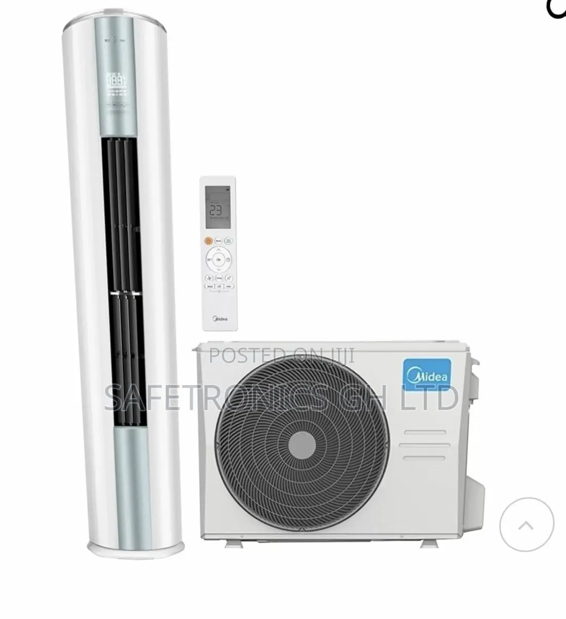 Midea Floor Inverter Anti Rust 2.5hp Split Type AC 