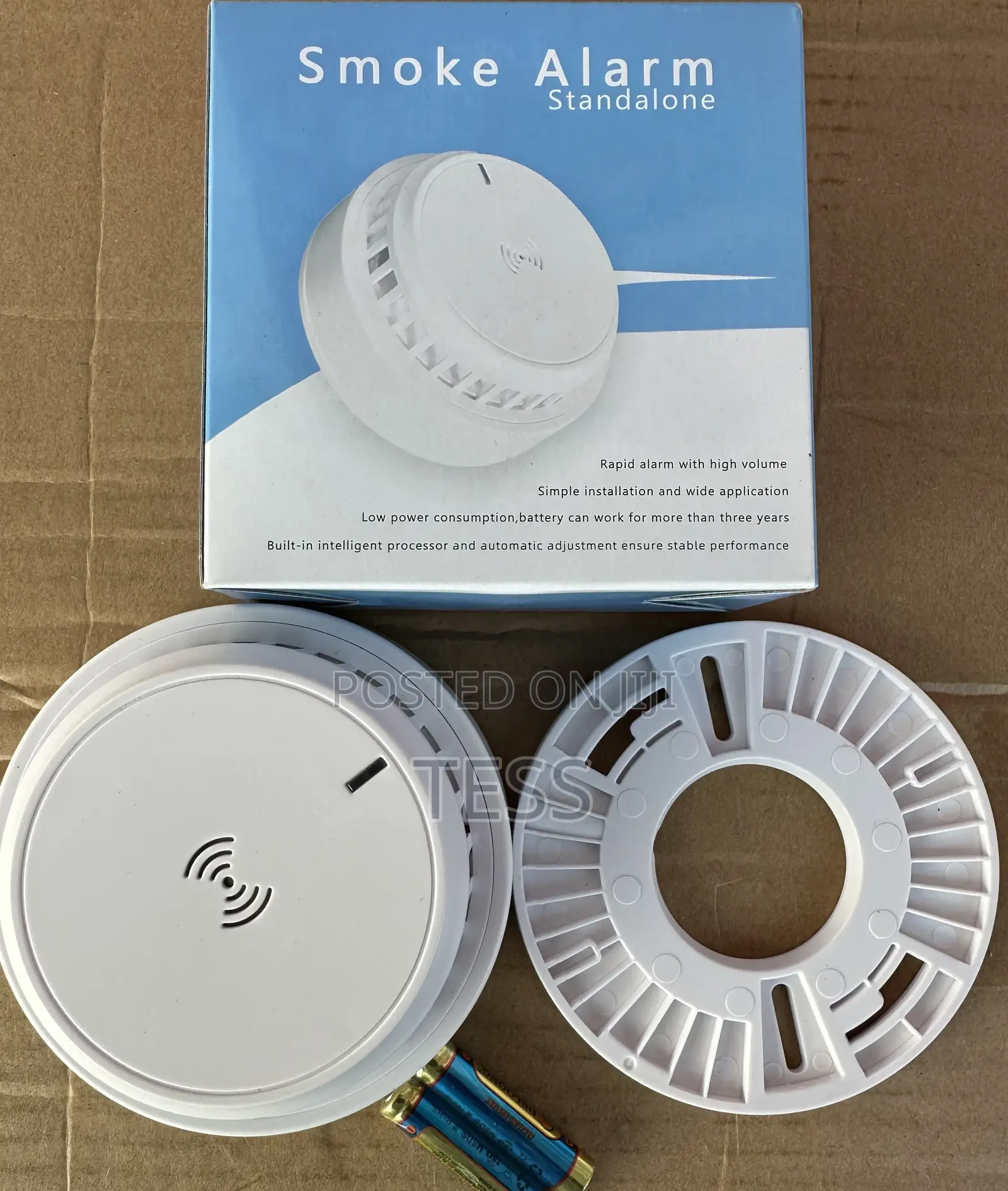 Smoke Detector Photoelectric With Battery
