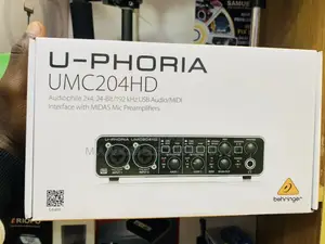 Original Behringer U-Phoria UMC204HD USB Audio Interface.