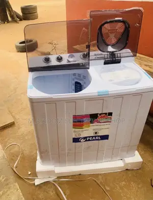 Quality Pearl 15kg Semi-Automatic Washing Machine(White).