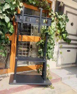 Quality Heavy Duty Mobile Tv Stand With Wheels for 32-100”.