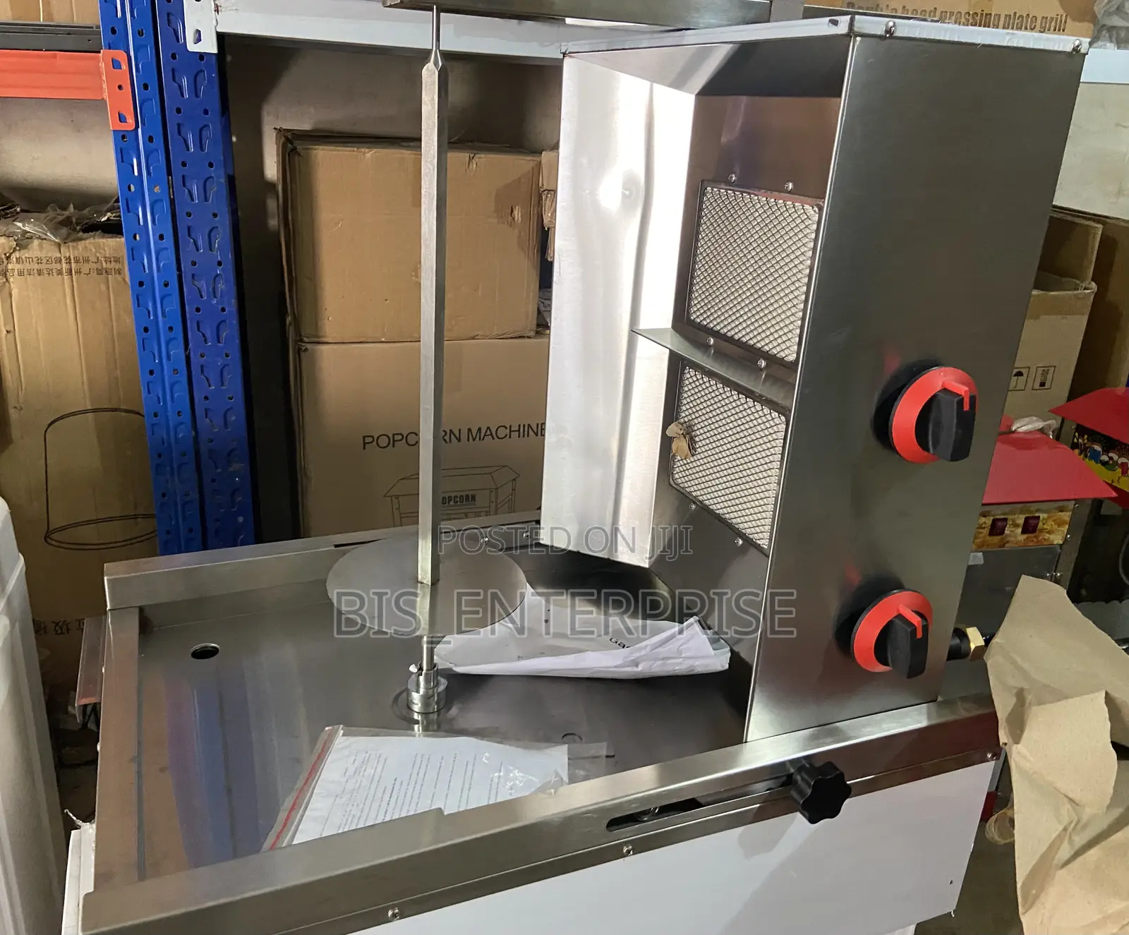 Shawarma Machine 2 Burners Gas
