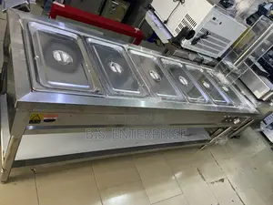 Commercial Electric Food Warmer 6 Pot Steam.