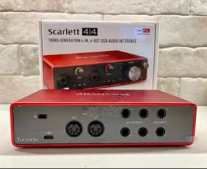 Focusrite Scarlett 4i4 (3rd Gen) USB Studio Soundcard