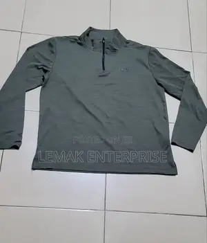 Men Zip Up Sweater Size L