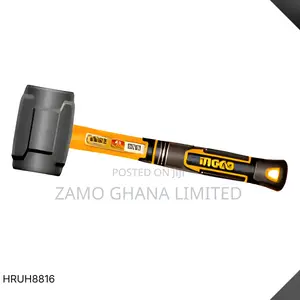 Rubber Hammer Black 16oz 450g - Hruh8816