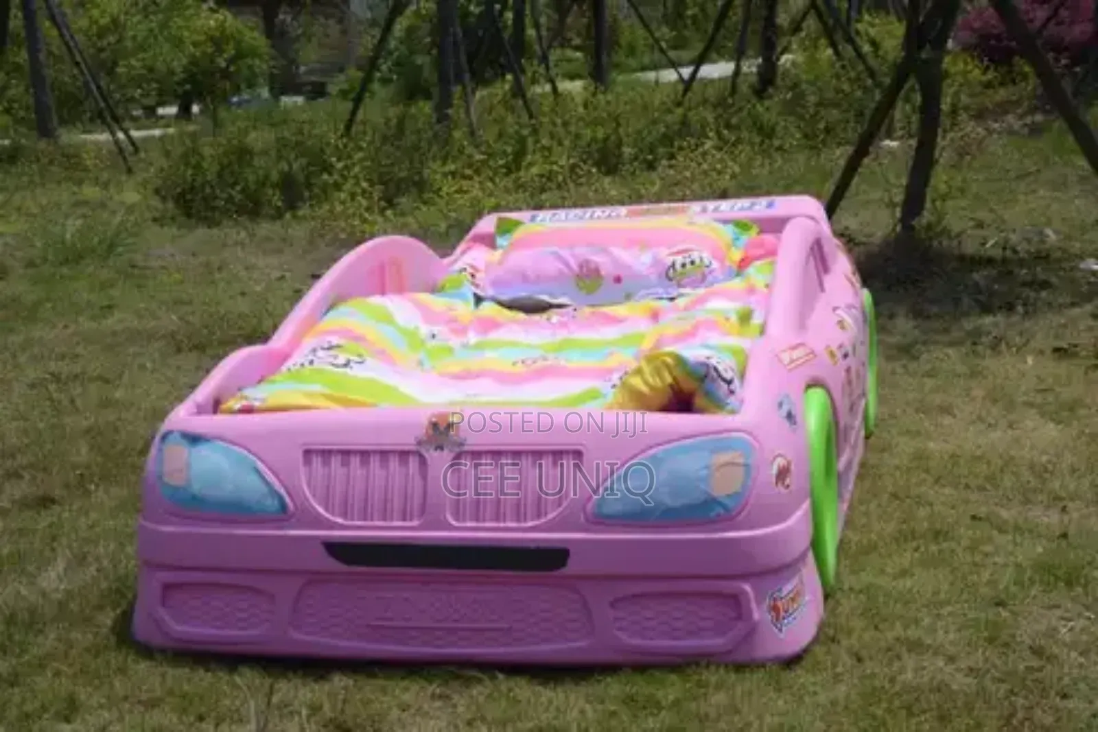 Elegance Toddler Wooden Car Type Bed for Kids