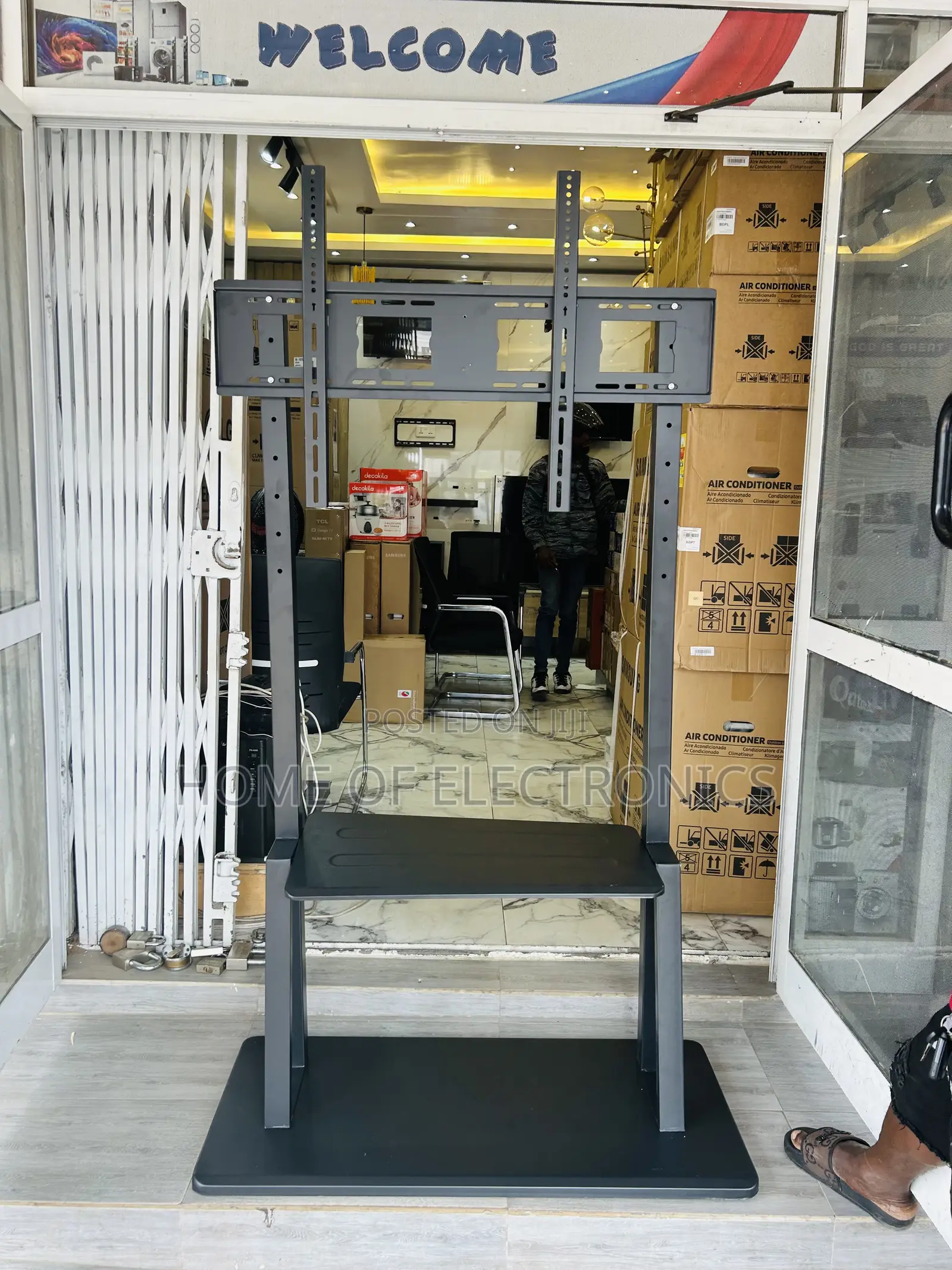 For 60-100 Inches TV Movable Trolley Cart With Wheels.