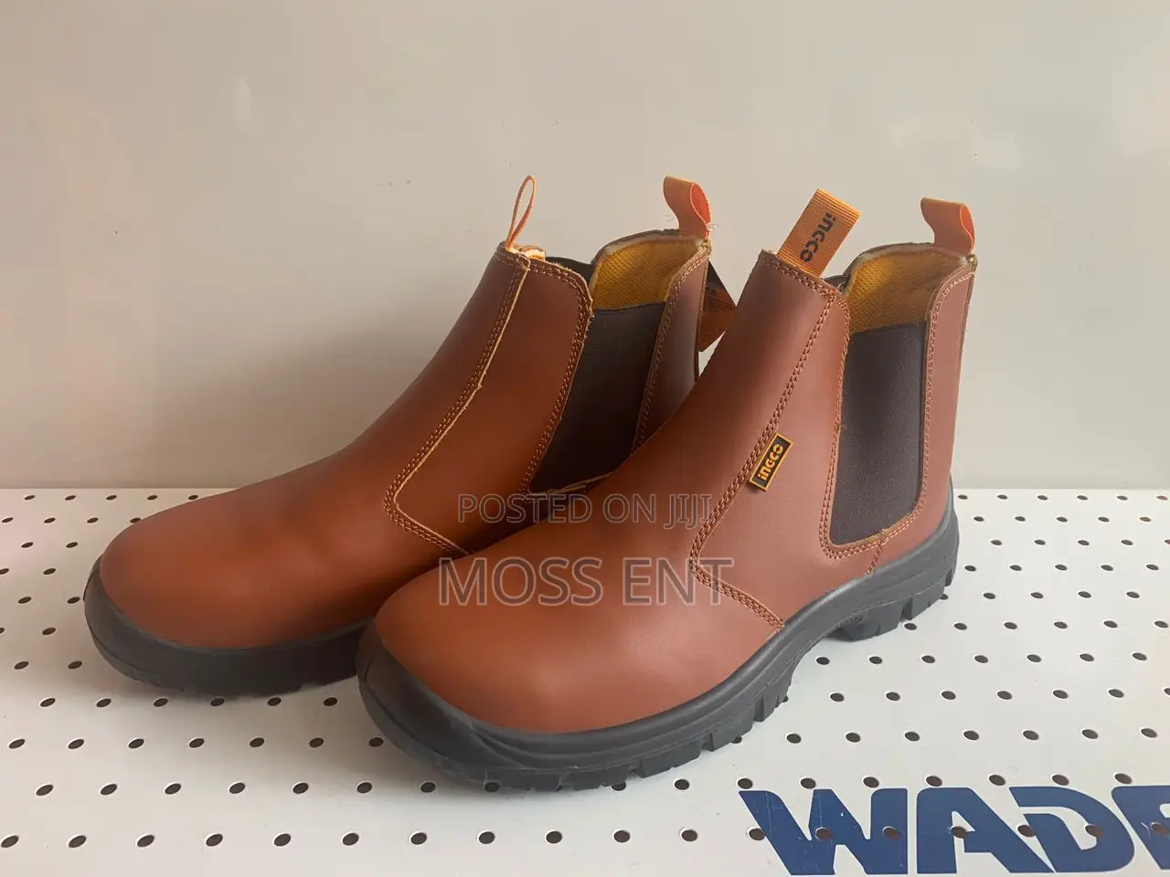 Brown Leather Safety Boots All Sizes 39 To 46 - Ssh08sb.42