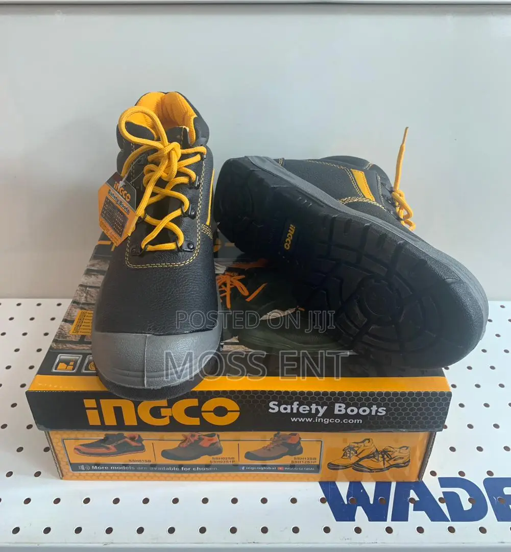Black Safety Boots All Sizes From 39 To 46 - Ssh04sb.42