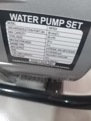 Honda Water Pump 3inches 6.5hp