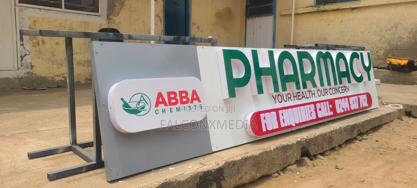 3D Facial Pharmacy Signage