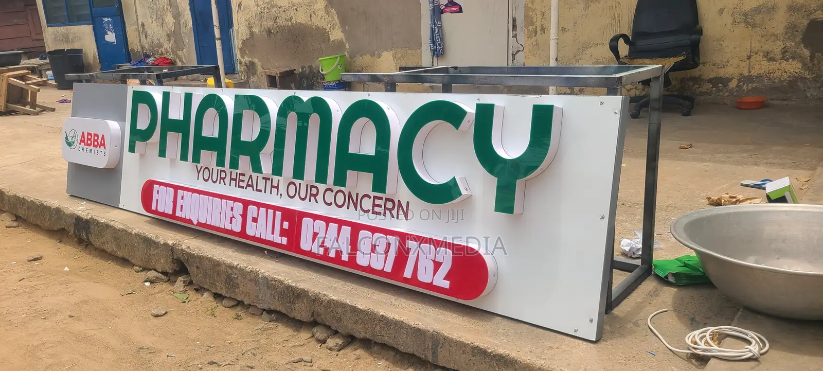 3D Facial Pharmacy Signage