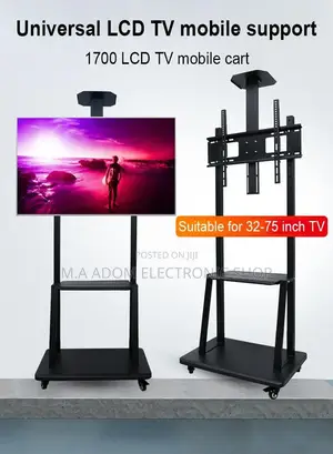 New Design More Durable Tv Stand With Wheels 32”-100”